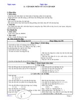 Giáo án Số Học 6 tiết 1 theo hình thức mới 20182019