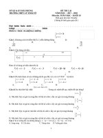 De khao sat chat luong 