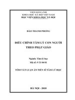 Điều chỉnh tâm lý con người theo phật giáo tt