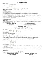 CAC DE HAY DANH CHO CHUYEN TOAN VAO 10 