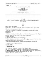 Tuần 6 giáo án lớp 1 soạn theo ĐHPTNLHS năm học 2018   2019 