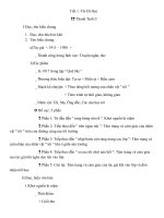 Giáo án văn 8 tiết 1 bài Tôi đi học