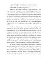 QUY TRÌNH đấu THẦU dự án tại CÔNG TY CMC 