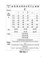 Giao an tong hop, Giáo án tổng hợp lớp 1, hướng dẫn cách dạy con tiếng việt tập đọc lớp 1 theo sách công nghệ giáo dục mới của Giáo sư Hồ Ngọc Đại