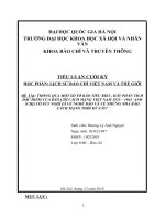 ĐẶC ĐIỂM CỦA BÁO CHÍ CÁCH MẠNG VIỆT NAM 1925 – 1945