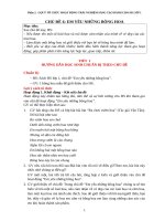 Giáo án trải nghiệm sáng tạo cho học sinh lớp 1 chủ đề em yêu những bông hoa