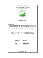 Thực hiện quy trình chăm sóc, nuôi dưỡng và biện pháp phòng, trị bệnh cho đàn lợn con giai đoạn 1 đến 21 ngày tuổi tại trại lợn Bình Minh, huyện Mỹ Đức, Hà Nội (Khóa luận tốt nghiệp)