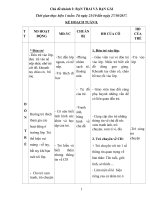 Giáo án mầm non lớp 5 tuổi