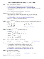 TRẮC NGHIỆM TÍNH TƯƠNG đối CỦA CHUYỂN ĐỘNG