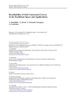 Rectifiability of self contracted curves in the euclidean space and applications