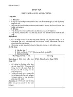 Giáo án Hóa học 11 bài 42: Luyện tập dẫn xuất Halogen, Ancol và Phenol