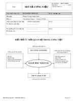 Bản mô tả công việc giám đốc nhân sự mới nhất