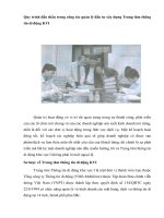 Quy trình đấu thầu trong công tác quản lý đầu tư xây dựng trung tâm thông tin di động KVI 