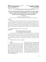 Cac yeu to anh huong den chat luong dich vu dao tao cuu SV tapchi DHSPTPHCM vol4 no4 2017