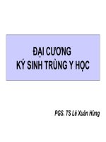 Bai giang đại cương Ký Sinh Trùng  ĐHQG trình bài
