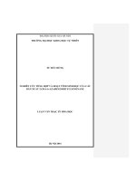 Nghiên cứu tổng hợp và hoạt tính sinh học của các dẫn xuất 2 OXA 6 AZABENZOBICYCLONONANE 