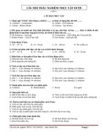 tắc nghiệm Thực Vật Dược  tế bào, mô