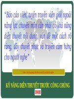 Kinh nghiệm, kỹ năng diễn thuyết trước công chúng và những điều nên tránh