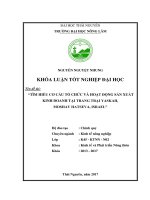 Tìm hiểu cơ cấu tổ chức và hoạt động sản xuất kinh doanh tại trang trại Yaskah  Moshav Hatseva  Israel (Khóa luận tốt nghiệp)