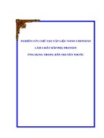 de tai nghien cuu che tao chitosan