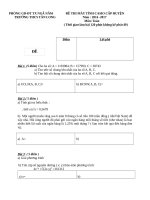 ĐỀ MÁY TÍNH CASIO NĂM 20172018