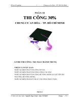 Thuyết minh biện pháp thi công chung cư 11  tầng 
