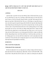 bài tập luật hôn nhân gia đình những ngoại lệ của việc huỷ kết hôn trái pháp luật và một số giải pháp hoàn thiện vấn đề này