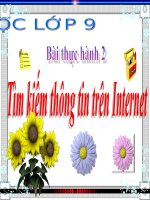 Bai thuc hanh 2 Tim kiem thong tin tren Internet
