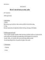 Giáo án Hóa học 11 bài 34: Thực hành điều chế và tính chất của Etilen, Axetilen