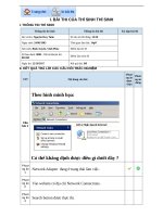 Đề thi trắc nghiệm chứng chỉ UDCNTT cơ bản (Đề 1)