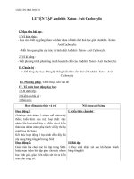 Giáo án Hóa học 11 bài 46: Luyện tập Anđehit  Xeton và Axit Cacboxylic