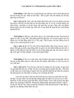 CÂU hỏi xử lý TÌNH HUỐNG GIÁO VIÊN THCS