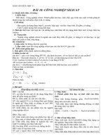 Giáo án Hóa học 11 bài 18: Công nghiệp Silicat