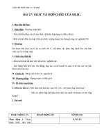 Giáo án Hóa học 11 bài 17: Silic và hợp chất của silic