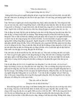 CÁC BÀI VĂN THUYẾT MINH ĐẦU NĂM 9