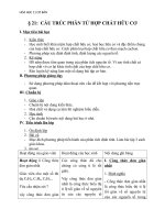 Giáo án Hóa học 11 bài 21: Công thức phân tử hợp chất hữu cơ