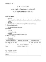 Giáo án Hóa học 11 bài 19: Luyện tập  Tính chất của Cacbon, Silic và các hợp chất của chúng