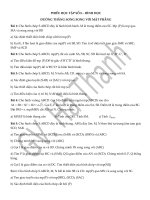 Bài tập nâng cao về đường thẳng song song với mặt phẳng