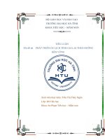 phát triển du lịch tỉnh Gia Lai theo hướng bền vững”