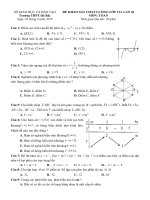 5  đề khảo sát chất lượng môn toán 12 năm học 2018 – 2019 trường hà bắc – hải dương lần 1   file word có đáp án