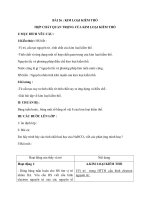 Giáo án Hóa học 12 bài 26: Kim loại kiềm thổ và hợp chất quan trọng của kim loại kiềm thổ