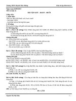 chuyên đề dạy thêm 11