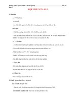 Giáo án Hóa học 12 bài 32: Hợp chất của sắt