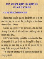 Xác định độ bền uốn, độ bền nén của mẫu vữa xi măng  bài thí nghiệm 