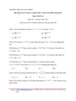 6  đề khảo sát chất lượng 2019    môn toán 12 – THPT lê văn thịnh   bắc ninh   file word có lời giải chi tiết