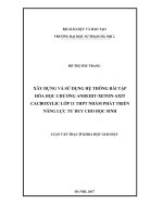 Xây dựng và sử dụng hệ thống bài tập hoá học chương andehitxetonaxit cacboxylic lớp 11 THPT nhằm phát triển năng lực tư duy cho học sinh (Luận văn thạc sĩ)
