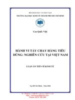 LA08 053 hành vi tẩy chay hàng tiêu dùng nghiên cứu tại việt nam 