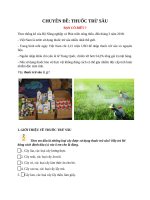 KY NANG SU DUNG THUOC TRU SAU