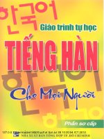 Tieng han so cap   han   anh   viet 