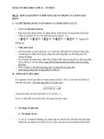 Giáo án Hóa học 12 bài 25: Kim loại kiềm và hợp chất quan trọng của kim loại kiềm